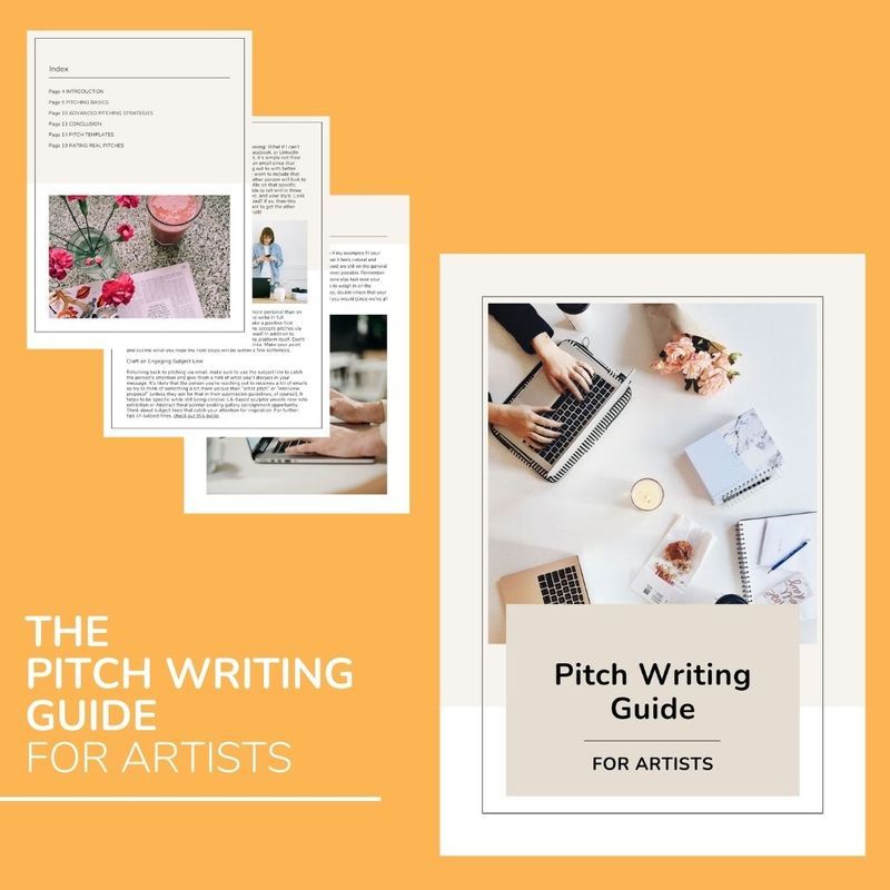 New! The Pitch Writing Guide for Artists Create! Magazine